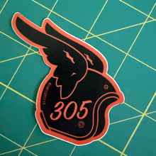 Load image into Gallery viewer, 305 Colada Racing Helmet sticker 3-pack