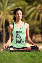 Load image into Gallery viewer, Todos Los Dias Estoy Hustlin', Mint, women's tank-top