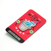 Load image into Gallery viewer, Cafecito Caliente, Vice Edition, Glow-in-the-dark, Hard-Enamel Pin