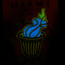 Load image into Gallery viewer, Cafecito Caliente, Vice Edition, Glow-in-the-dark, Hard-Enamel Pin