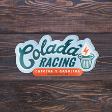 Load image into Gallery viewer, Colada Racing, die-cut,  sticker 3-pack
