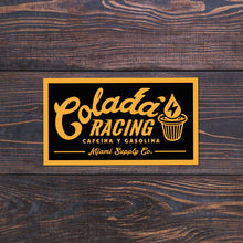 Load image into Gallery viewer, Colada Racing, black, sticker 3-pack