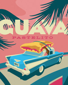 Guava Pastelito, Giclée Fine Art Print, for Beat Culture Brewery