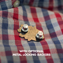 Load image into Gallery viewer, Larry the Lechón "Nochebuena"  Enamel Pin