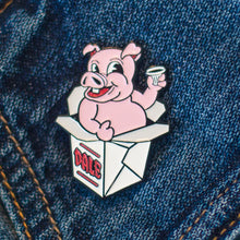 Load image into Gallery viewer, Larry the Lechón "Nochebuena"  Enamel Pin