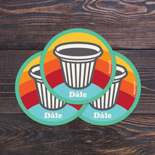 Load image into Gallery viewer, Cafecito Sunrise sticker 3-pack