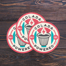 Load image into Gallery viewer, Colada Powered sticker 3-pack