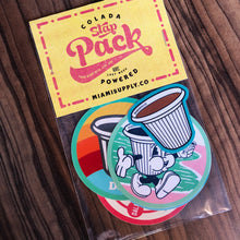 Load image into Gallery viewer, Cafecito Slap Pack, 5-sticker set