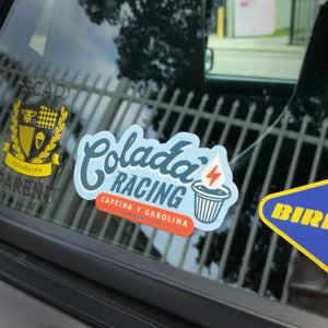 Colada Racing, die-cut,  sticker 3-pack