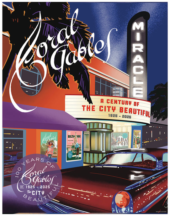 Coral Gables Miracle Theater Print