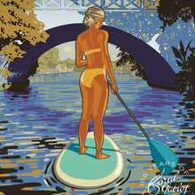 Load image into Gallery viewer, Coral Gables Paddleboard Print
