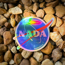 Load image into Gallery viewer, NADA Miami Space Program, holographic sticker 3-pack