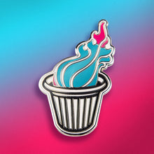 Load image into Gallery viewer, Cafecito Caliente, Vice Edition, Glow-in-the-dark, Hard-Enamel Pin