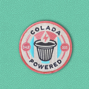 3.5" Colada Powered - Cuban Coffee Embroidered Patch