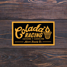 Load image into Gallery viewer, Colada Racing, black, sticker 3-pack