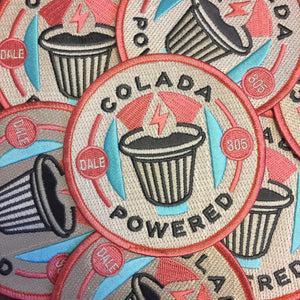 3.5" Colada Powered - Cuban Coffee Embroidered Patch