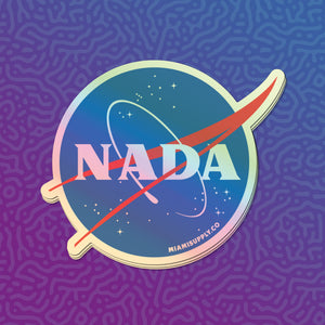 NADA Miami Space Program, holographic sticker 3-pack