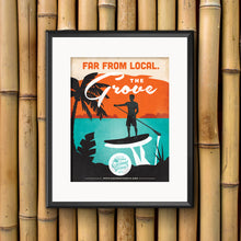 Load image into Gallery viewer, Coconut Grove, Paddle board, giclée art print 11&quot;x14&quot;