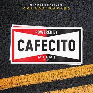 Powered by Cafecito sticker 3-pack