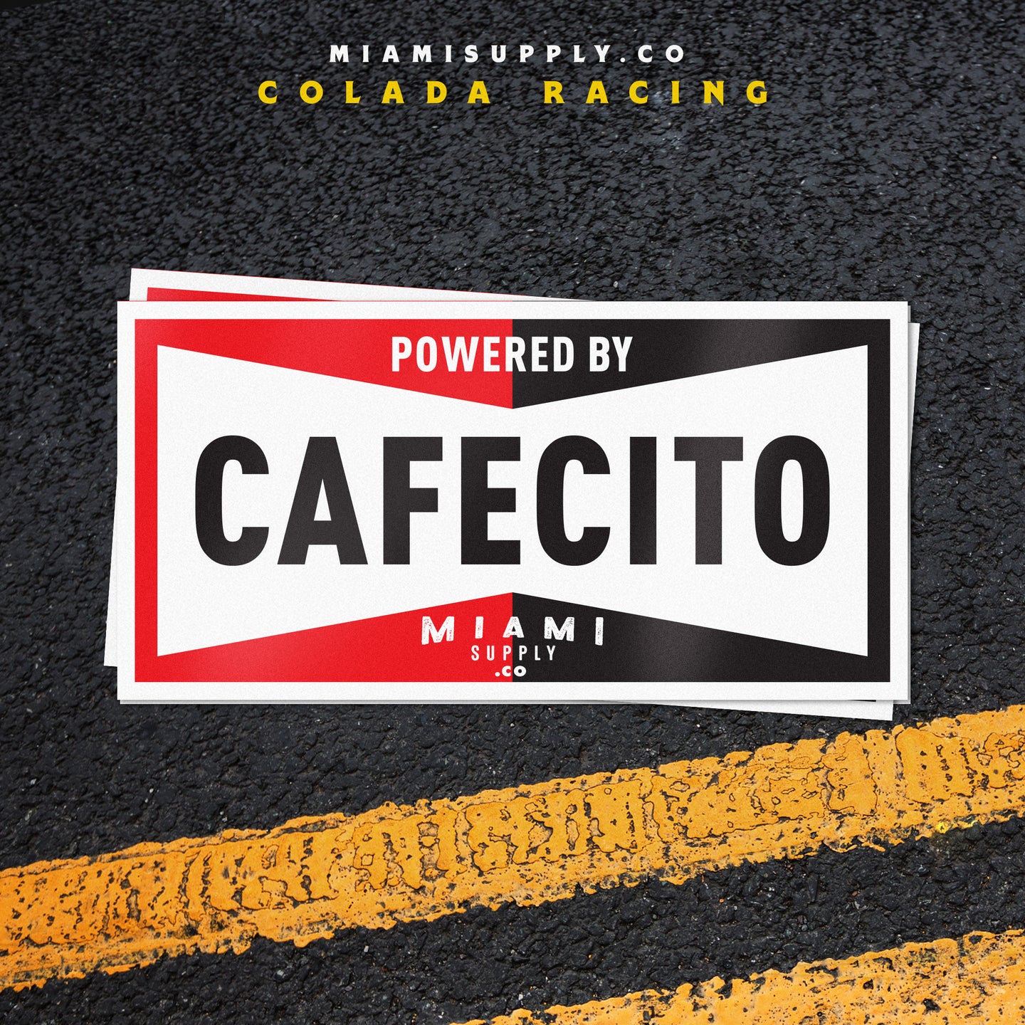 Powered by Cafecito sticker 3-pack
