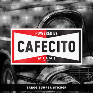 Powered by Cafecito, Bumper Sticker