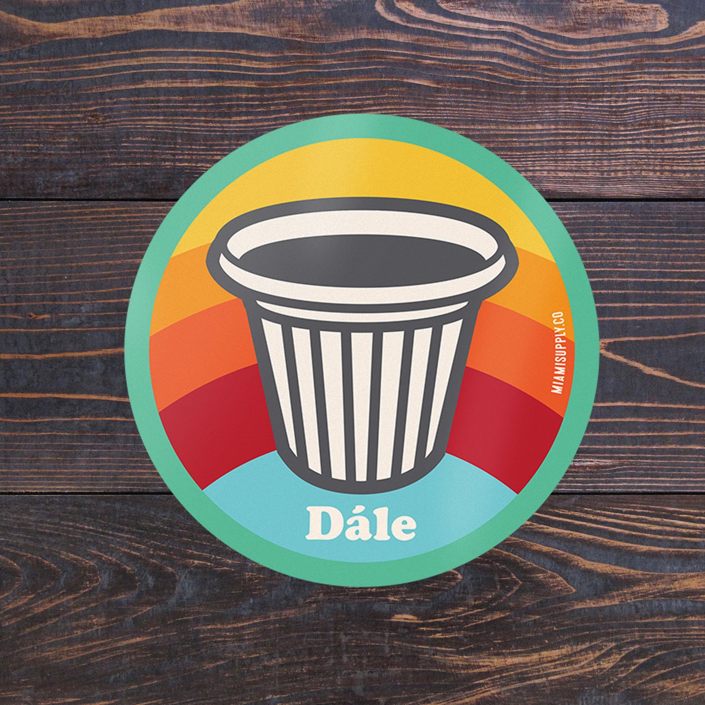 Cafecito Sunrise sticker 3-pack