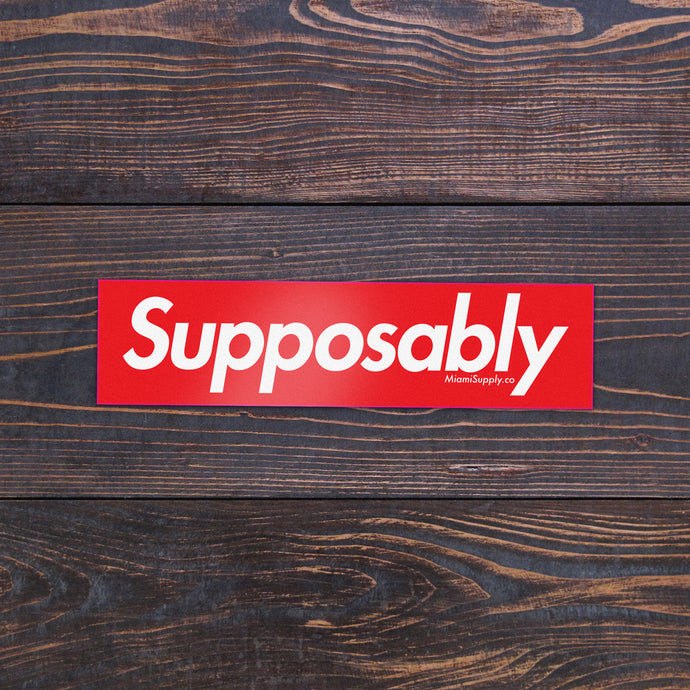Supposably, Miami Spanglish, sticker 3-pack