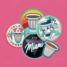 Load image into Gallery viewer, Cafecito Slap Pack, 5-sticker set